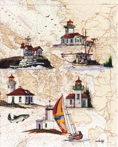 San Juan Lighthouses (5 Lights)