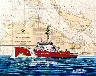 USCGC MACKINAW (WAGB-83) Red Hull