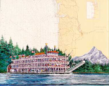 Queen Of The West (Paddle Wheeler)
