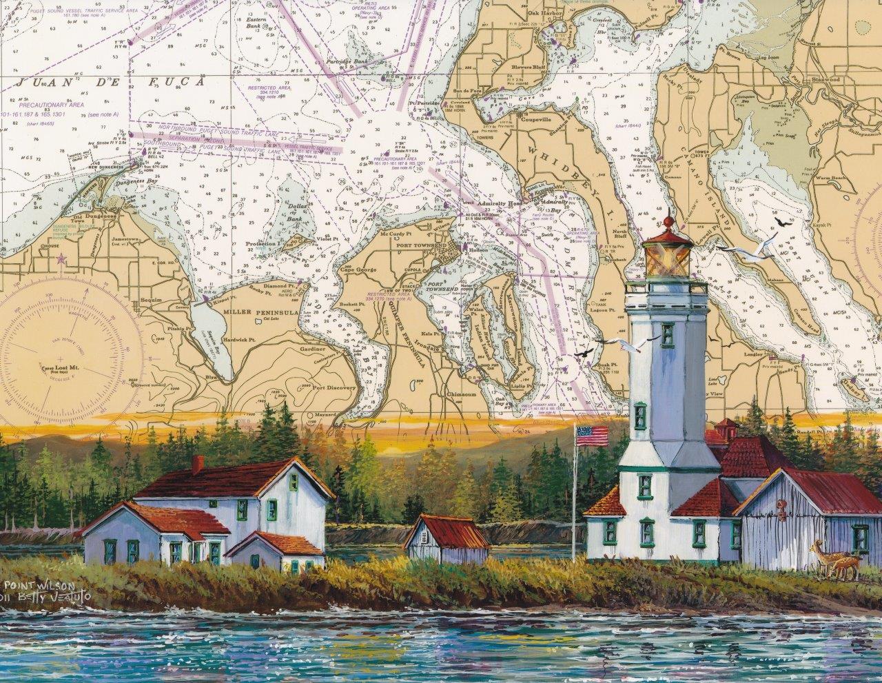 PT Wilson Lighthouse, Puget Sound, Port Townsend, WA